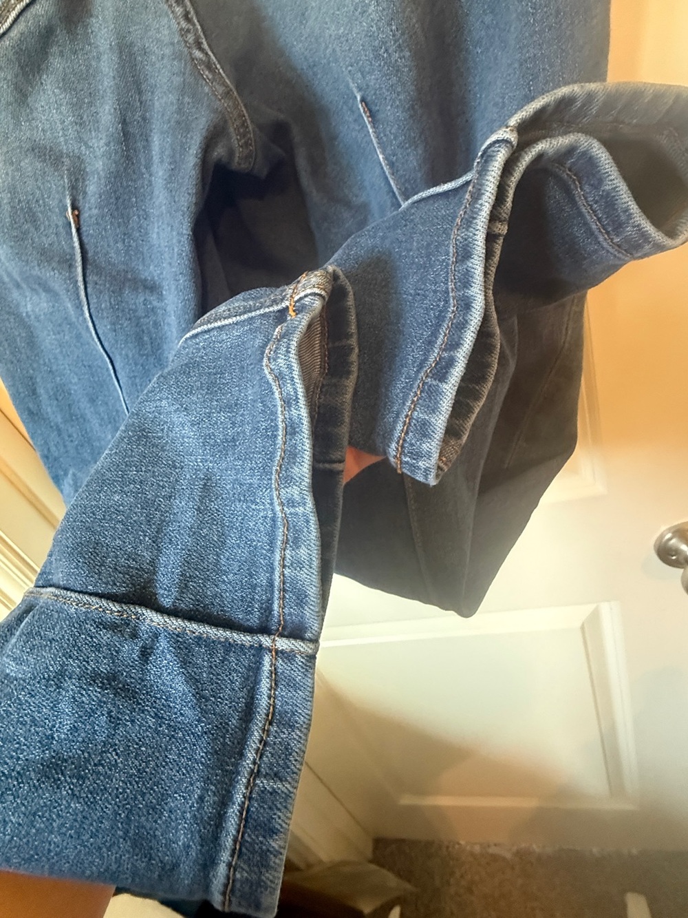 Judy Blue Mid-Blue Boyfriend Jeans with Front Seams - Picture 9 of 9